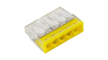 Pawbol Brzi konektor 5x 2,5 mm2 žuti E.4183T /100 kom/
