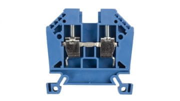 em 2-žilni konektor sabirnice 10 mm2 plavi euro 43402BL
