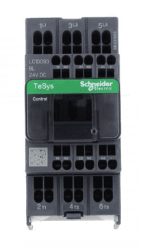 Schneider TeSys Deca Power kontaktor 9A 3P 24V DC 1NO 1NC LC1D093BL
