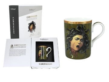 Carmani CARAVAGGIO PORCULANSKA ŠALICA MEDUZINA GLAVA BAROKNA UMJETNOST KAO POKLON
