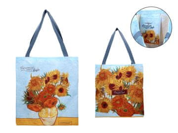 Carmani VAN GOGH TORBA ZA KUPOVINU S TEMATOM SUNCOKRETOVA, PLATNO, EKOLOŠKA