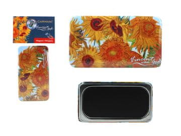 Carmani PRAVOKUTNI MAGNET ZA HLADNJAK VINCENT VAN GOGH SUNCOKRETOVI POKLON