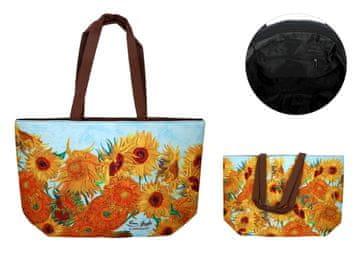 Carmani, torba za rame, za kupovinu do 5 kg - VAN GOGH/Suncokreti