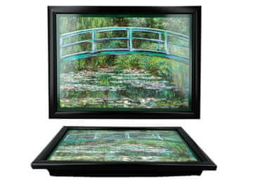 Carmani STALAK ZA PRIJENOSNO RAČUNALO CLAUDE MONET STOL ZA KOLJENA LIME WATER WATER MATA