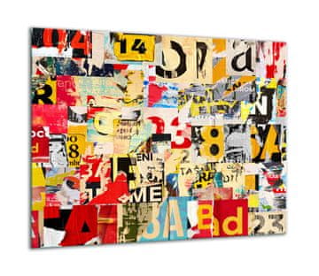 ZAŠTITNA PLOČA OD STAKLENA ZA ŠTEDNJAK 60x52 POP ART