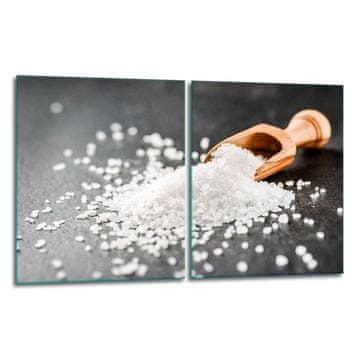 2x ZAŠTITNA PLOČA OD STAKLA ZA ŠTEDNJAK 40x52 SALT
