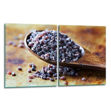 2x ZAŠTITNA PLOČA OD STAKLA ZA ŠTEDNJAK 40x52 SALT