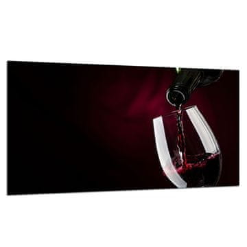 ZAŠTITNA PLOČA OD STAKLENA ZA ŠTEDNJAK 90X52 ZA VINO