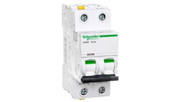 Schneider Automatski osigurač 2P B 4A 6kA AC iC60N-B4-2 Acti9 A9F03204