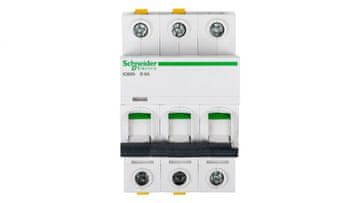 Schneider Automatski osigurač 3P B 6A 6kA AC iC60N-B6-3 Acti9 A9F03306