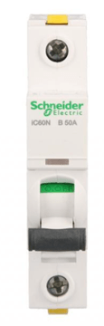 Schneider Automatski osigurač 1P B 50A 6kA AC iC60N-B50 Acti9 A9F03150