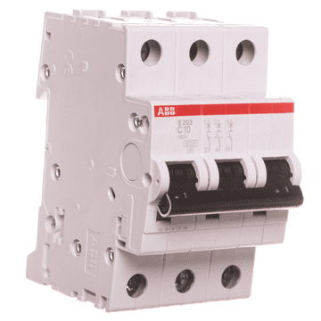 ABB Automatski osigurač 3P C 10A 6kA AC S203-C10 2CDS253001R0104