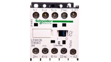 Schneider Kontaktor napajanja 6A 3P 24V DC 0Z 1R LP4K0601BW3