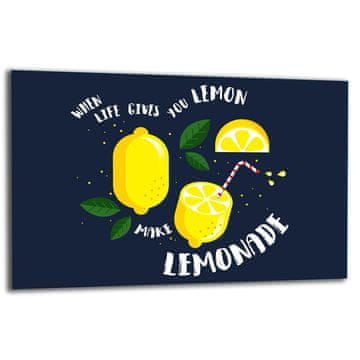 ZAŠTITNA PLOČA OD STAKLENA ZA ŠTEDNJAK 80x52 LIMUN