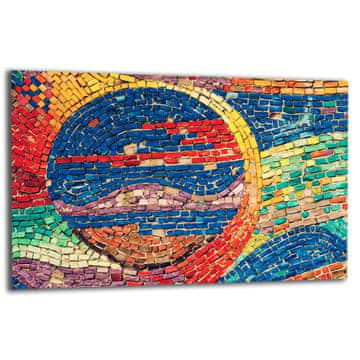 ZAŠTITNA PLOČA OD STAKLA ZA ŠTEDNJAK 80x52 MOSAIC