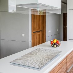 ZAŠTITNA PLOČA OD STAKLA ZA ŠTEDNJAK, UZORAK 90X52