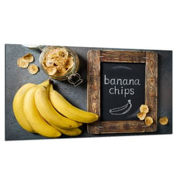 ZAŠTITNA PLOČA OD STAKLENA ZA ŠTEDNJAK 90X52 BANANA