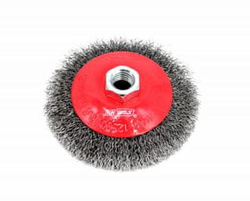 awtools konusna četka 100 mm M14 valovita žica
