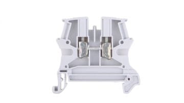 LEGRAND 2-žilni konektor sabirnice 4mm2 sivi viking 037161