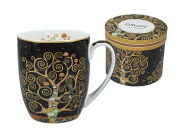 Carmani CAMIO PORCULANSKA ŠALICA ZA KAVU I ČAJ GUSTAV KLIMT DRVO ŽIVOTA