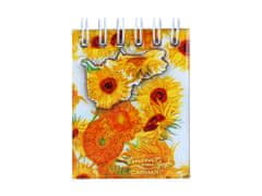 Carmani MAGNETSKA BILJEŽNICA ZA HLADNJAK VAN GOGH SUNCOKRET BILJEŽNICA POKLON