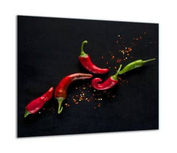 ZAŠTITNA PLOČA OD STAKLA ZA ŠTEDNJAK 60x52 CHILLI