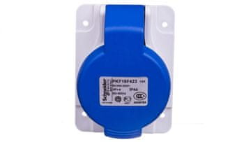 Schneider Utičnica za ploču 2P+Z 16A plava IP44 PKF16F423