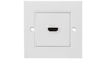 Goobay Bijela HDMI ugradbena utičnica s HDMI utičnicom 51722