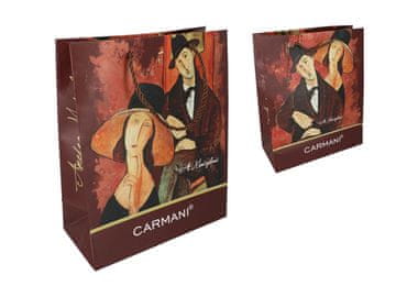 Carmani MODIGLIANI POKLON VREĆICA MALA DEKORATIVNA PAPIRNATA VREĆICA UMJETNOST