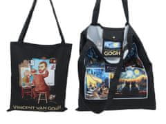 Carmani VAN GOGH PLATNENA TORBA ZA KUPOVINU, KOLAŽ, POKLON ZA ŽENU