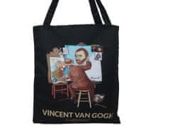 Carmani VAN GOGH KOLAŽ TORBA ZA RAME OD TKANINE EKO TORBA ZA KUPOVINU POKLON KUTIJA