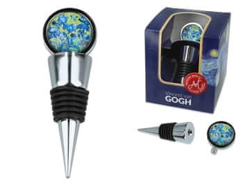 Carmani DEKORATIVNI ČEP ZA VINSKE BOCE S PERUNIKAMA VINCENT VAN GOGH