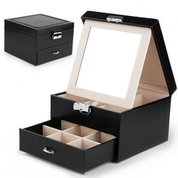 ORGANIZATOR ZA NAKIT CRNA ŽENSKA KUTIJA