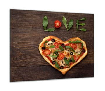 ZAŠTITNA PLOČA OD STAKLENA ZA ŠTEDNJAK 60x52 ZA PIZZU