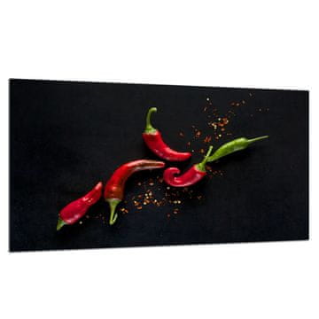 ZAŠTITNA PLOČA OD STAKLA ZA ŠTEDNJAK 90x52 CHILLI