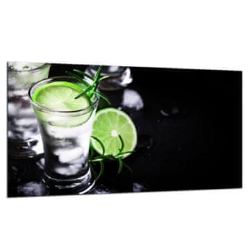 ZAŠTITNA PLOČA OD STAKLA ZA ŠTEDNJAK 90x52 CRNA
