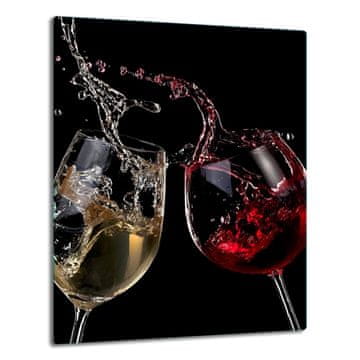 STAKLENI ZAŠTITNI TANJUR ZA INDUKCIJU 40x52 ZA VINO