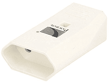 Pawbol Plosnata utičnica b/u Euro 10A/250V bijela D.3109
