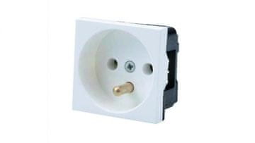 Utičnica 2P+Z modul 45X45 16A/250V bijela 2000-42