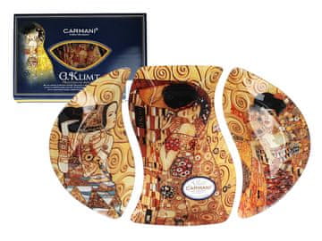 Carmani DEKORATIVNI TANJUR GUSTAV KLIMT KOLAŽ UMJETNOST PORCULAN POKLON