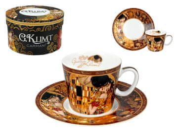 Carmani, šalica za espresso 90ml - GUSTAV KLIMT/Poljubac