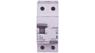 LEGRAND 2P diferencijalni prekidač 25A 0,03A tip AC P302 RX3 402024