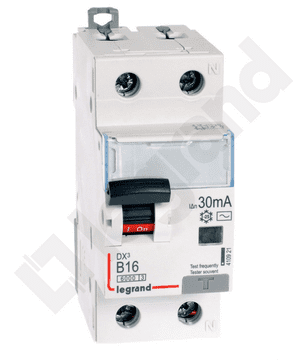 LEGRAND Diferencijalni prekidač 2P 16A B 0,03A tip AC P312 DX3 410921
