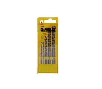Dewalt set svrdala za beton, 5 komada, 4, 5, 6, 8, 10 mm