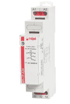 Elektromagnetski relej 1P 16A 24V AC AgSnO2 RPI-1P-A24 863358
