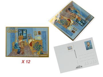 Carmani SET OD 12 RAZGLEDNICA VAN GOGH RAZGLEDNICE SOBA U ARLESU POKLON 12 KOMADA