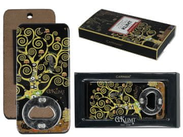 Carmani METALNI OTVARAČ ZA BOCE GUSTAV KLIMT DRVO ŽIVOTA POKLON ZA NJEGA