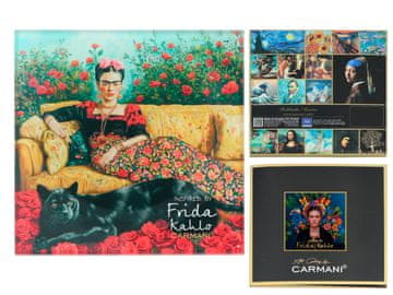 Carmani STAKLENA ŠALICA PODMETAK FRIDA KAHLO KUHINJA DNEVNI BORAVAK STOL POKLON DOM