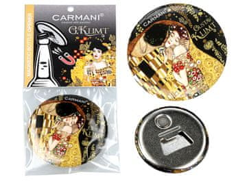 Carmani OTVARAČ ZA BOCE S MAGNETOM GUSTAV KLIMT KISS ART GIFT