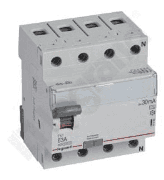 LEGRAND 4P diferencijalni prekidač 63A 0,03A tip A P304 TX3 411766